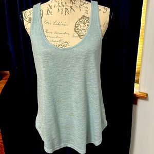 Forever 21 Knit Tank Top Blue Size Small